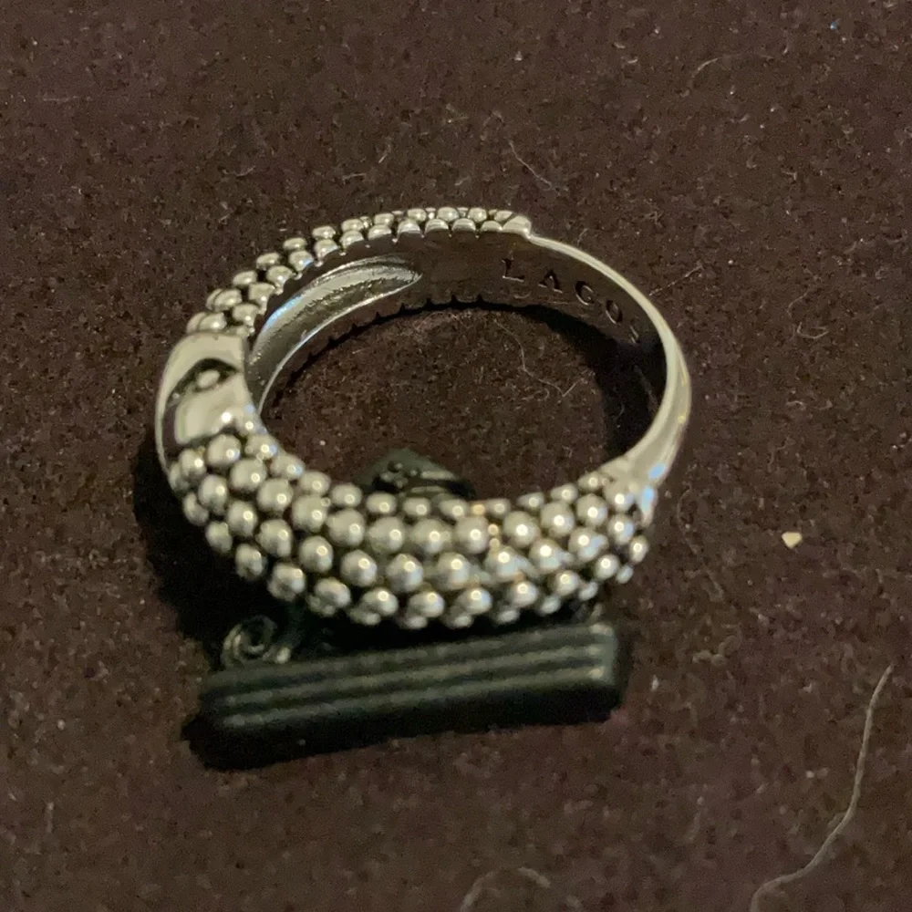 Lagos X beaded ring size 7 - Picture 7 of 10